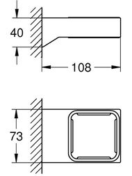 ��������� Grohe Selection Cube 40865000  ��� �������/��������/�������� ������� ����, ����