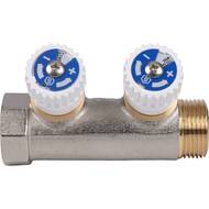 Коллектор распределительный STOUT 3/4", 2 отвода 1/2" SMB 6851 341202