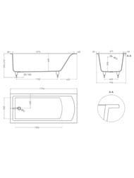 ����� ������������ Salini Cascata (1796�795�600) ���.������, S-Stone, ������ ������� 104223MF