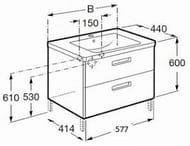 ����� ��� ���������� Roca Gap (577�600�412) ���������, �������� ZRU9302742