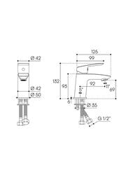 ��������� ��� �������� Aqueduto Suave SUA0100 �������������, ������ ����� 69��, ����: ����