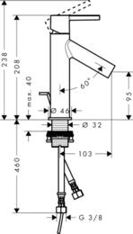 ��������� Axor Starck 10007000 CoolStart ��� ����������� ������������ c ������ ��������, ����