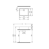 �������� ��������� BERGES Ego 181001 (500�400�150) ��� ��������� ��� ��������� � ��������, �����