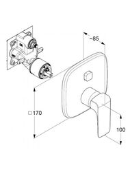 ��������� KLUDI AMEO ��� ����� � ����, ������������, ������� �����, PUSH&SWITCH, ���� 416590575