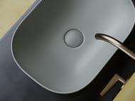 Раковина накладная Ceramicanova Element 455х325х135 прямоугольная, антрацит матовый CN6009MH