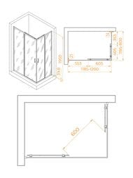 ������� ������ RGW Passage PA-040B (1200�800�1950) ������ 6�� �������/������ 3508104082-24