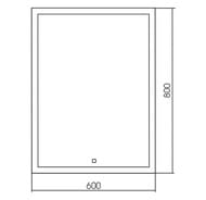 ������� Silver Mirrors ������ (600�800) LED-���������, ������, ������ ��-1540