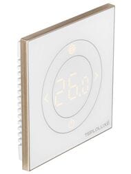 Терморегулятор ТЕПЛОЛЮКС Solus Zen Wi-Fi, программируемый, сенсорный, белый/золото 100000379300 — изображение 12