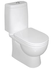 Унитаз компакт Sanita Luxe FEST Comfort (344x618x800) сиденье из дюропласта, микролифт WC.CC/Fest/2- DM/WHT.G/S1