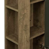 Шкаф-колонна AQUATON Терра 1A247503TEKA0 350x200x850 1 створка, открытые полки, дуб кантри/антрацит
