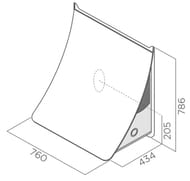 ������� ELICA Nuage Drywall/F/75 LED,760�434�786��,1200�3/�, 227��, ��� ����������� PRF0096484