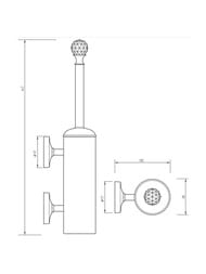 Migliore Amerida ����� ���������, ������/SWAROVSKI ML.AMR-60.403.BR