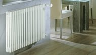 Радиатор Zehnder Charleston 3057 трехтрубчатый 14 секций, боковое подключение 3/4", 1008 Ватт, белый
