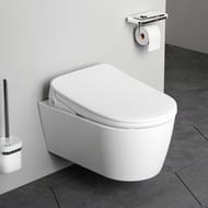 Подвесной унитаз AM.PM Func FlashClean 540х380 с электронной крышкой-биде, белый C8F1702SC