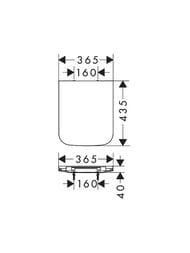 ������� ��� ������� Hansgrohe CreekTide Q ��� ����������, � ������� ����������, ����� 60125450