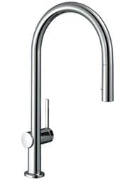 Смеситель Hansgrohe Talis M54 для кухни 210 вытяжной душ, поворотный излив 2jet хром 72800000 — миниатюра 1