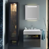 ����� ��������� Burgbad Yumo 350�1760�320 LED, ����� �����, 1 ������, ������/����� ������ HSKD035LF3194