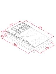 ��������������� �������� ������ TEKA Maestro HYBRID JZC 96324 ABN BLACK (900�510) ���+���., ������