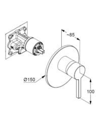 ��������� KLUDI Nova Fonte Puristic ��� ���� ������������, �����. �����, ����� ���. 207555315