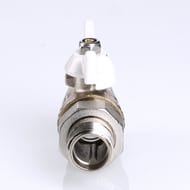 Кран с американкой 3/4"ВН VALTEC BASE белая бабочка VT.227.NW.05