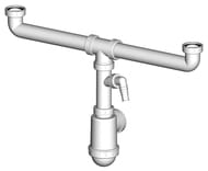 ����� ��� ��������� ����� Alcaplast A448P  � �����. ������� 1 1/2" � ������� ��� ����. ������ D50/40