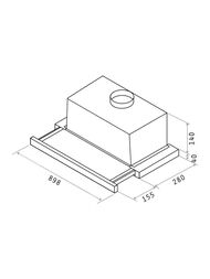 ������� JETAIR Aurora LX/GRX/F/90 (898�280�180) 650 �3/�, 121 ��, ����. ����� PRF0045671C
