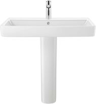 Умывальник подвесной Duravit No.1 800х460х175мм, перелив, отверстие под смеситель, белый 23758000002