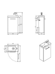 �������� Cersanit ����� LARA 40 �����, �������� MODUO 40 �����, ��������� CARI, �����, ������� 64179