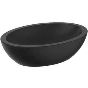 Раковина накладная Ideal Standard Lux STRADA 600х420х160 без отв. под смеситель,черный мат. K0784V3