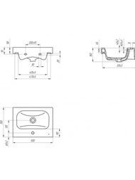�������� ��������� Cersanit MODUO SLIM 500�350�160 1 ���������, ����� S-UM-MOD50SL/1