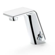 Уценка!Смеситель для раковины Oras Alessi Sense 8710F сенсорный, питание от батарейки 3V, хром/белый