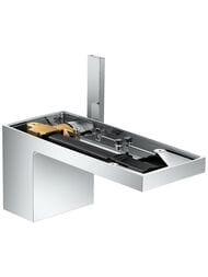 Смеситель Axor MyEdition 47012000 для умывальника, однозахватный, без панели, хром — миниатюра 1
