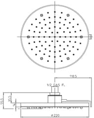 ������� ��� Bossini Nebulizair 220 ��, � �������-��������������, 2 ������ I00625.030