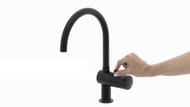 Смеситель Grohe Minta 32917KS0 для кухни однорычажный, С-излив, черный бархат