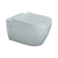 Унитаз подвесной Berges MASCON 570х360х370 безободковый сиденье Toma slim SO микролифт, белый 082128