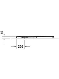 ������ ��������� Duravit Tempano 900�800�40 720192000000000