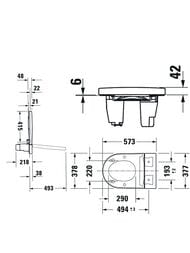 Сиденье для унитаза-биде DURAVIT SensoWash Starck f Plus 612000012002360