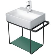 Полка стеклянная для консоли Duravit DuraSquare 420х264 нефритовая 0099668500
