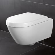 Унитаз подвесной Villeroy & Boch Avento PLUS 5656 HR 01 (530х370х310) безободковый,сиденье микролифт