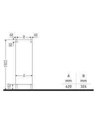 ����� Duravit Brioso (420�360�1770) 4 �����, ����� �����, ����� ������ BR1330L1022