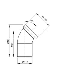 ������ ������� ��� ������� 45� Alcaplast A90-45