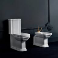 Чаша унитаза-компакта Kerasan Waldorf 411701 680х367х420 универс. выпуск, без сиденья, белый