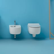 Унитаз подвесной Kerasan Flo 311530 500х360х340 безободковый, без сиденья, белый матовый