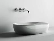 Раковина накладная Ceramicanova Element 600х415х135 овальная, без перелива, цвет: белый CN5009