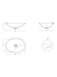 �������� ������������ SALINI Marea 11 (550�400�135) ���.������ S-Sense, ���������, ����� 1802111G