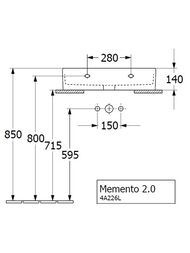  Villeroy & Boch Memento 2.0 4A226LR7 (600420135)  , 