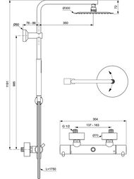 ������� ������� Ideal Standard CERATHERM T125 ��������� ��� ����, ������� ���, �����, ���� A7589AA