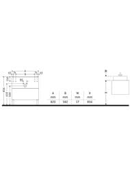    Duravit L-Cube 820704481 , 2 ,   LC662601818