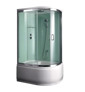 Душевая кабина BAND HOURS ORION R 800х1200х2200 прозр.стекло профиль хром высокий асимметр. поддон