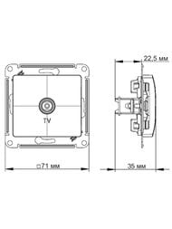   Systeme Electric GLOSSA TV  GSL000393